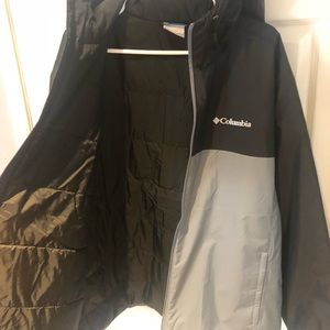 Columbia insulated  men’s jacket black/gray size L